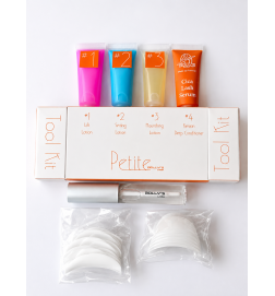 Rehaussement en tubes souples (lotions colorées ou blanches) : précision, volume et rapidité.