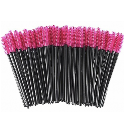 Goupillons  rose intense- épais et plein / brosse spirale - lot de 25